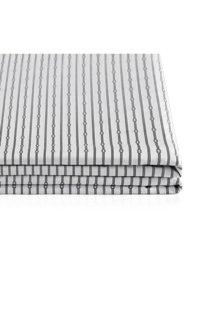Tommy Hilfiger Monogram Stripe Cotton Percale Sheet Set, Alternate, color, Navy