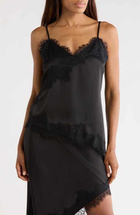 Asymmetric Lace Trim Camisole