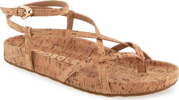 Aerosoles Leera Ankle Strap Flat Sandal (Women) | Nordstrom