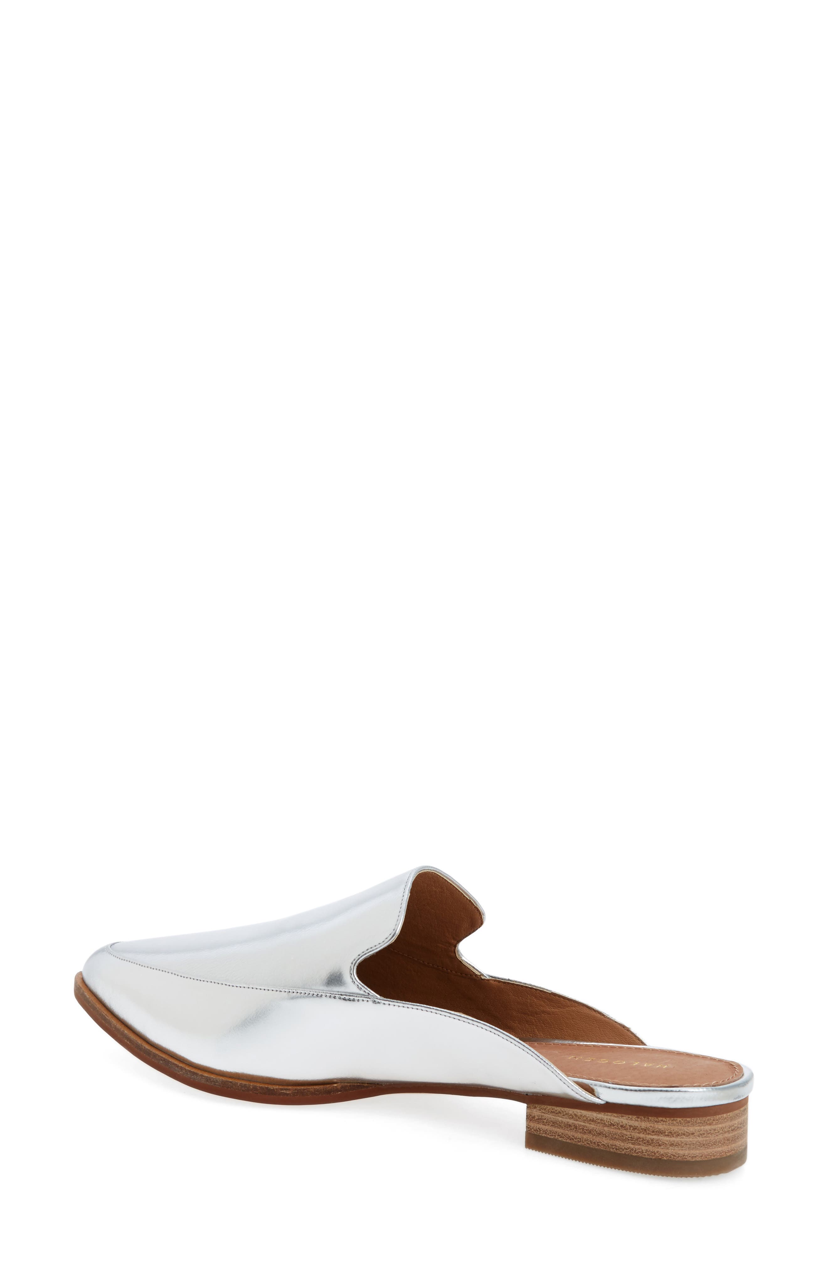 Corbin Mule, Alternate, color, SILVER SPECCIO LEATHER