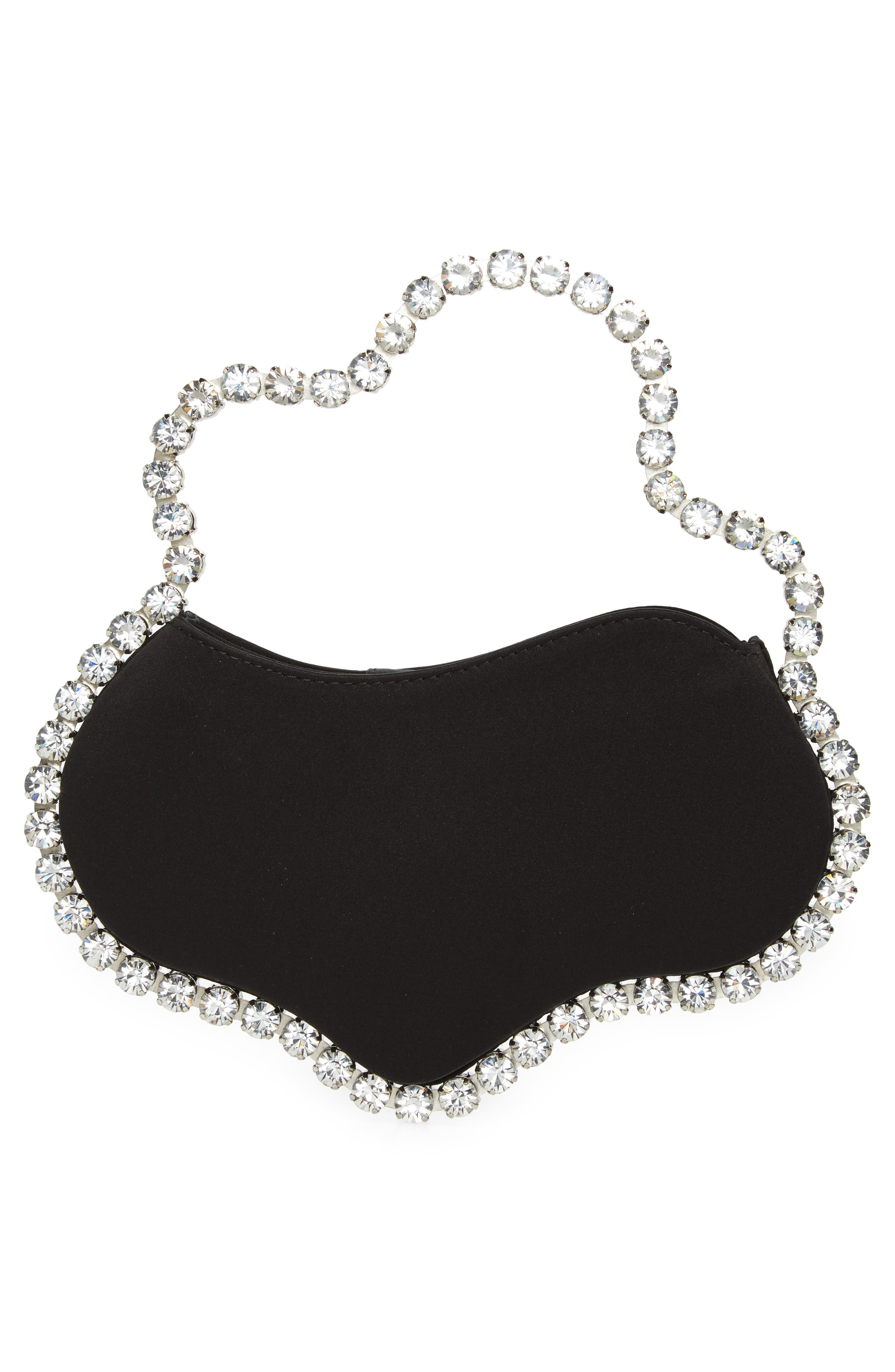 L’alingi Wavy Eternity Satin Clutch, Alternate, color, 