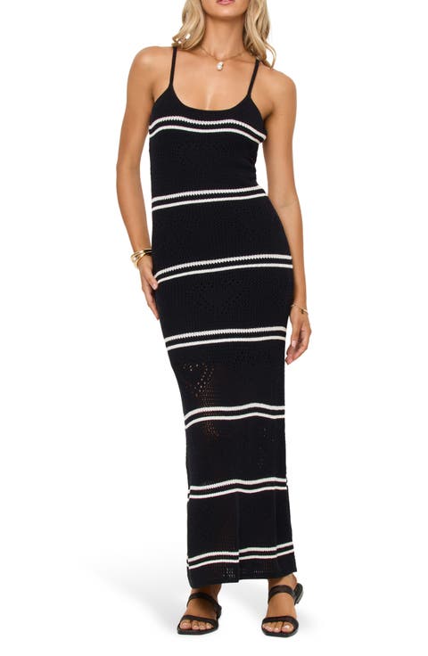 Heart to Heart Cotton Knit Cover-Up Maxi Dress