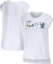 WEAR by Erin Andrews Women's WEAR by Erin Andrews White Seattle Kraken Greetings From Muscle T-Shirt