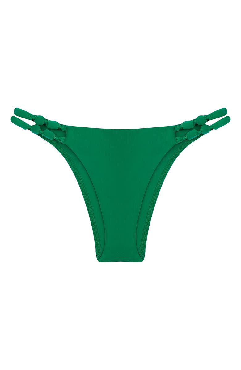 ViX Paula Hermanny Atena Solid Double Strap Bikini Bottoms, Alternate, color, 