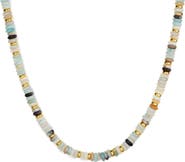 Little Sky Stone Lila Mixed Gemstone Necklace