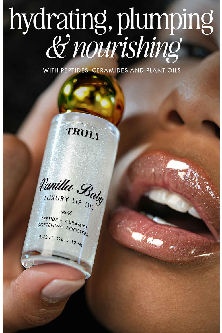 Glazed Donut Lip Oil, Alternate, color, VANILLA BABY