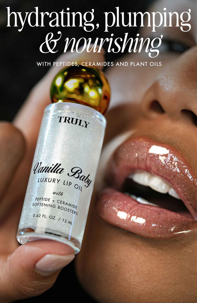 TRULY BEAUTY Glazed Donut Lip Oil, Alternate, color, Vanilla Baby