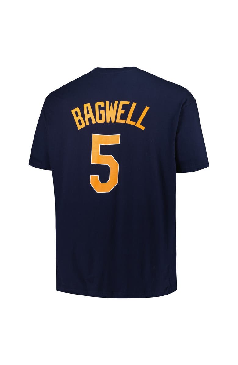 PROFILE Men's Profile Jeff Bagwell Navy Houston Astros Big & Tall Cooperstown Collection Player Name & Number T-Shirt, Alternate, color, Navy