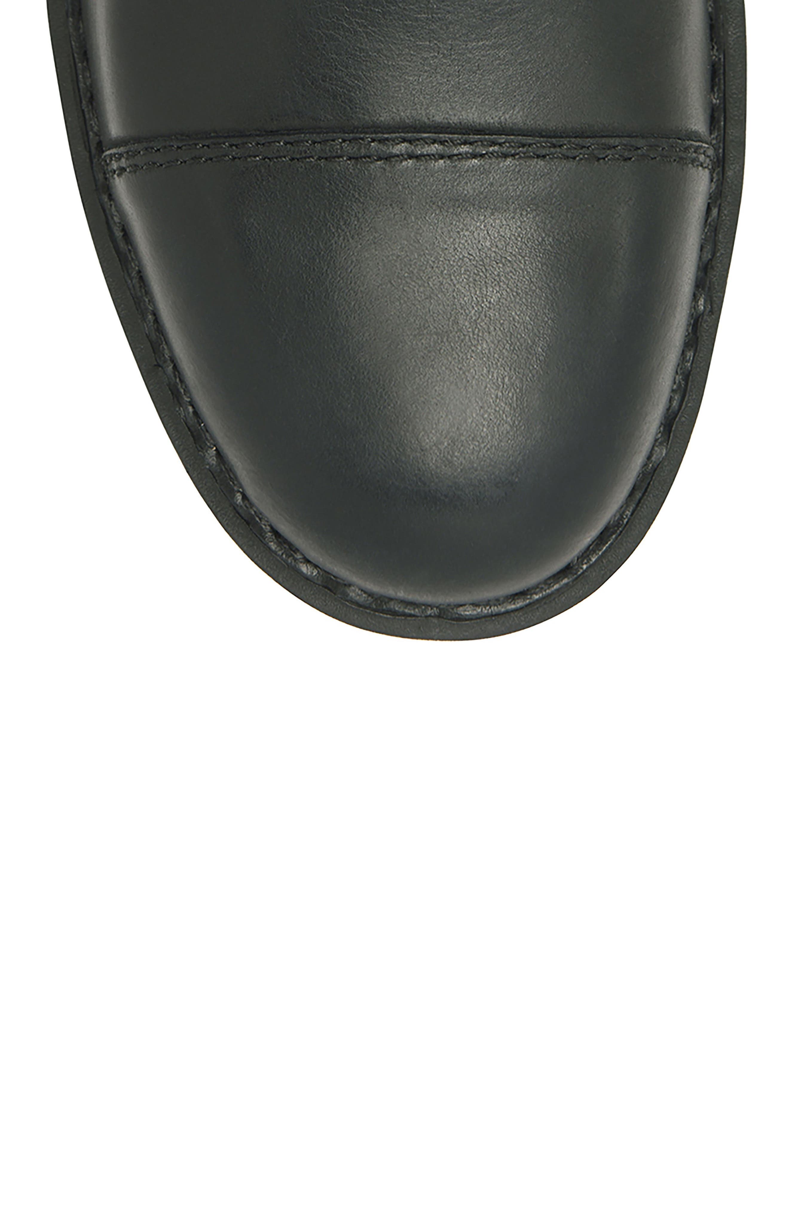 Sebastian Leather Cap Toe Derby, Alternate, color, BLACK F/ G