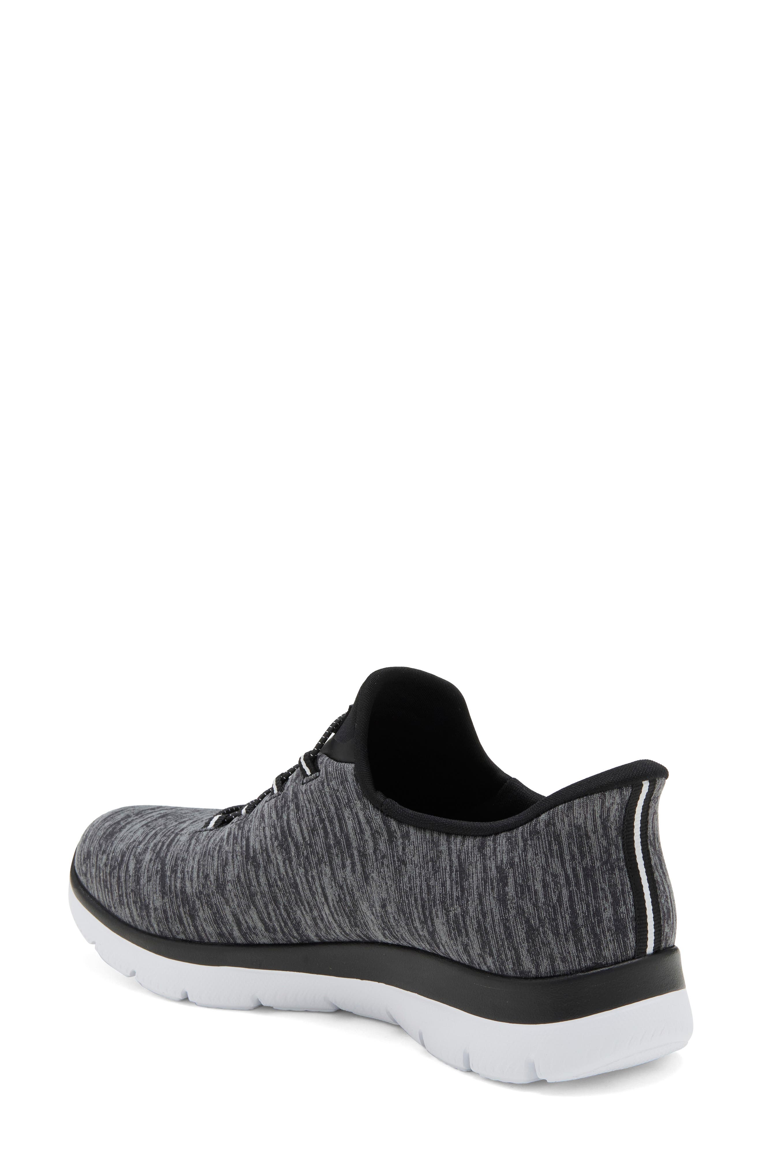 Swift Summits Slip On Sneaker, Alternate, color, BLACK/ WHITE