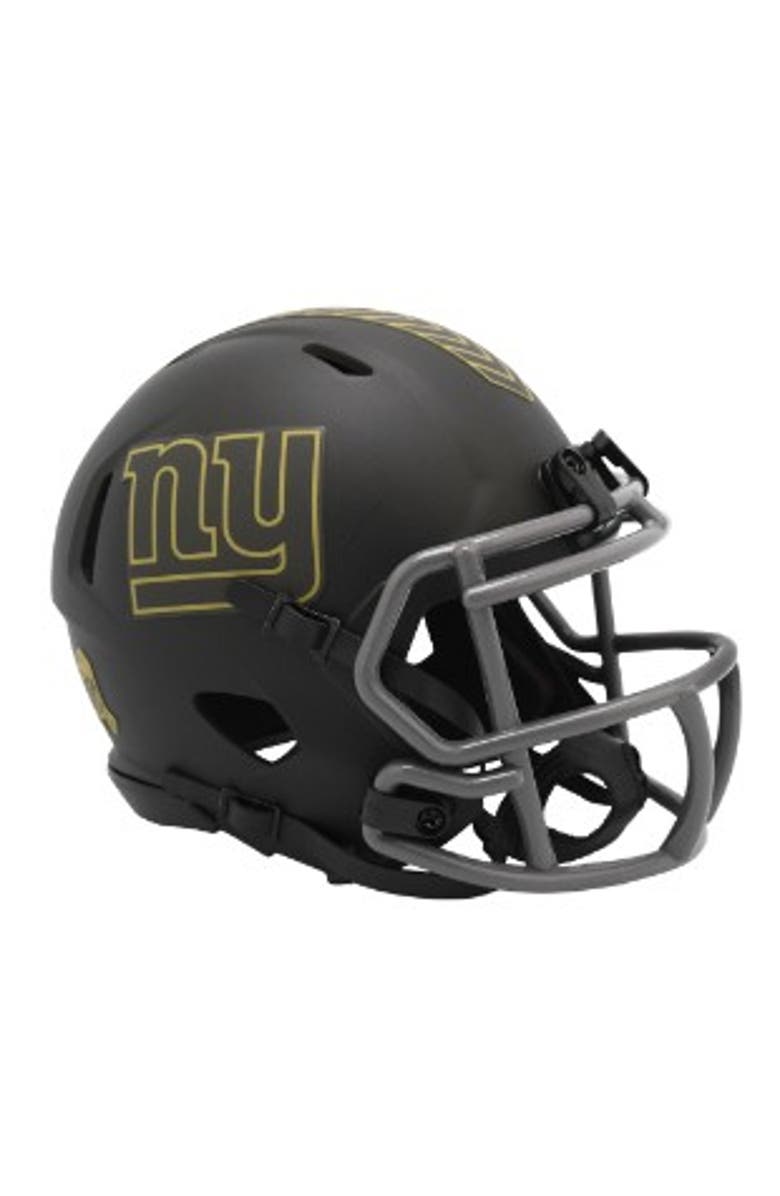 RIDDELL New York Giants 2025 Salute to Service Mini NFL Football Helmet, Main, color, Team Color