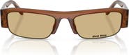 Miu Miu 54mm Rectangular Sunglasses