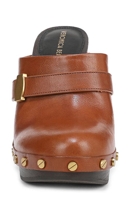 Veronica Beard Giana Platform Clog In Brown