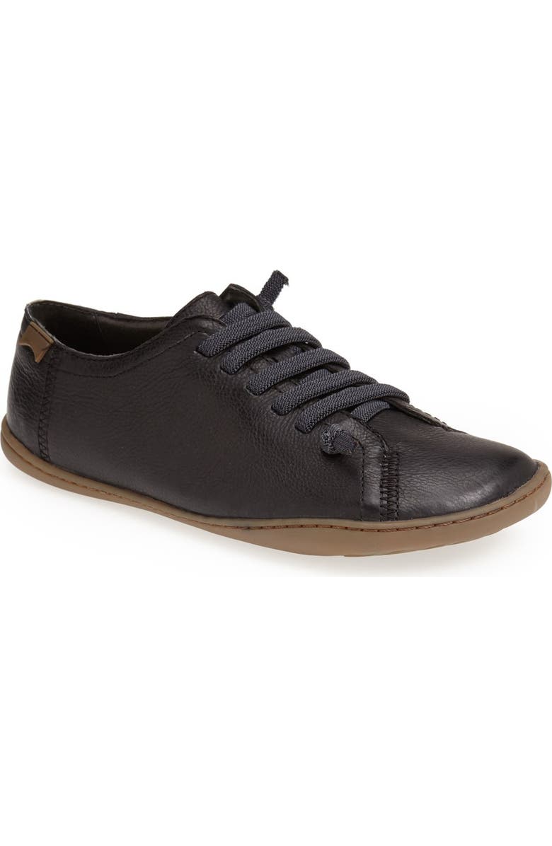 Camper 'Peu Cami' Leather Sneaker, Main, color, Black