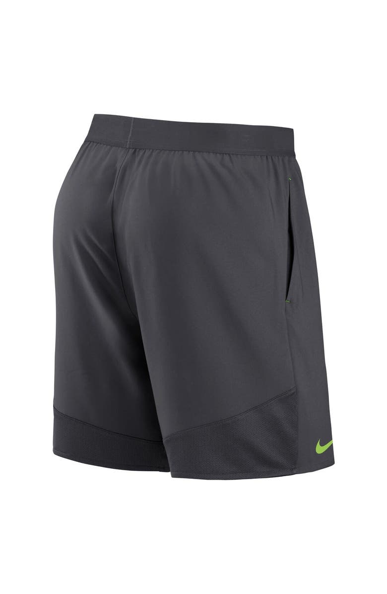 Nike Men's Nike Anthracite Seattle Seahawks Stretch Woven Shorts, Alternate, color, 