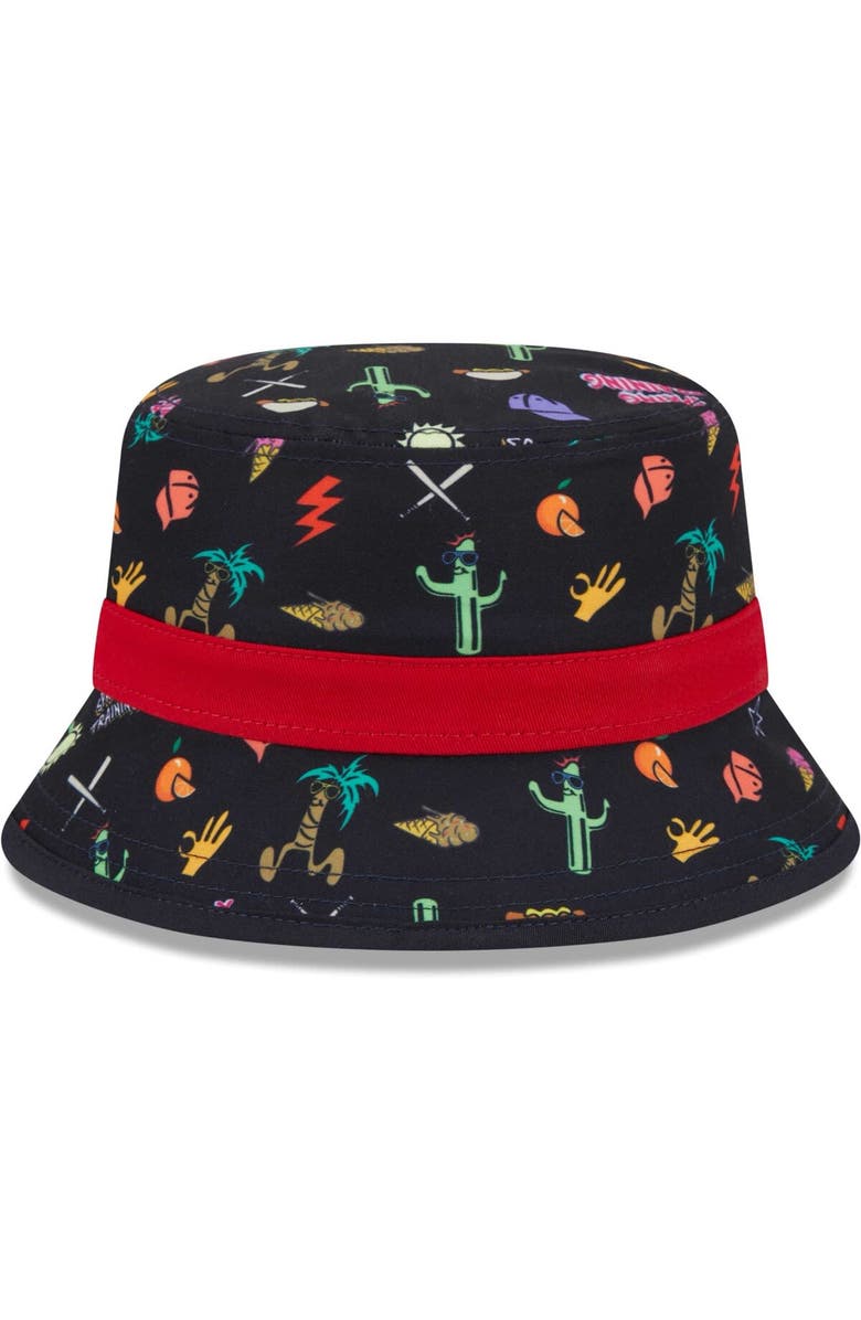 New Era Toddler New Era Navy Cleveland Guardians Spring Training Icon Bucket Hat, Alternate, color, 