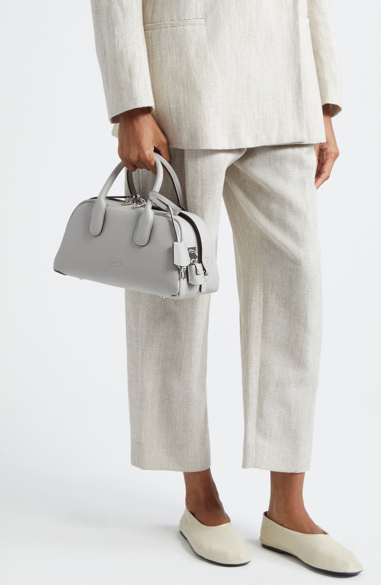 Tod's Small Darsena Leather Top Handle Bag, Alternate, color,