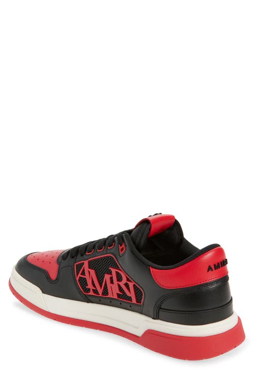 Amiri Low Top Sneakers With Round Toe And Perforated Patch