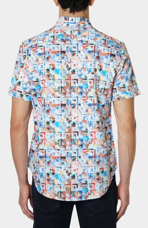 ROBERT GRAHAM ROBERT GRAHAM ABSTRACT PRINT BUTTON-UP SHIRT 