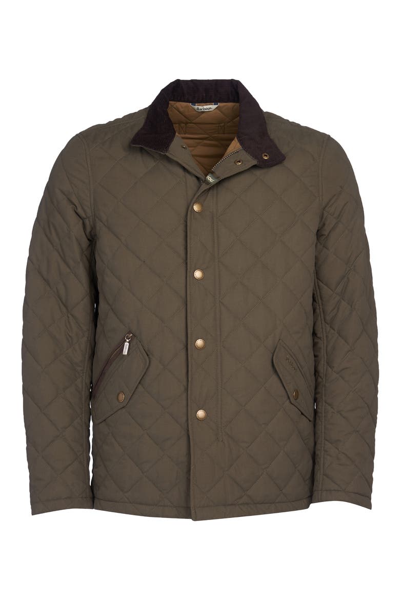 Shoveler Quilted Jacket, Alternate, color, DARK OLIVE