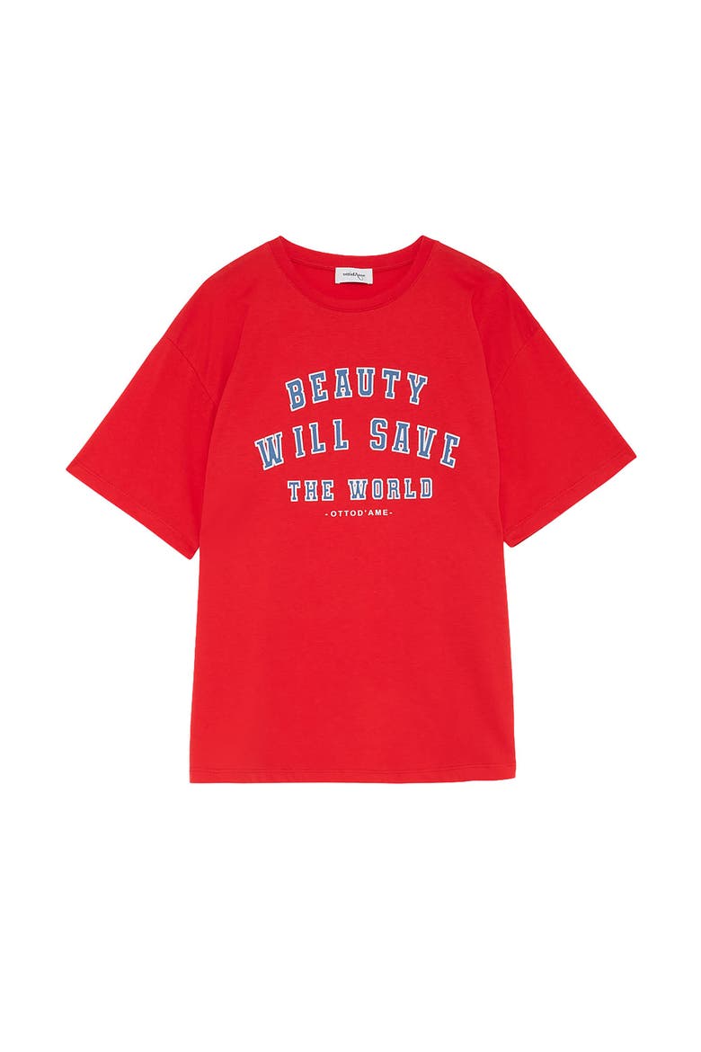Classic Cotton T-Shirt, Alternate, color, Red