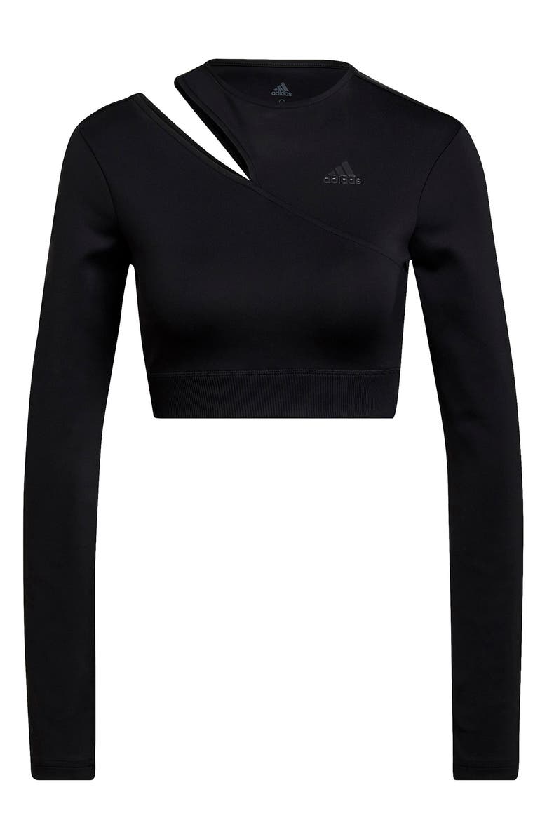adidas Hyperglam Training Long Sleeve T-Shirt, Alternate, color, 