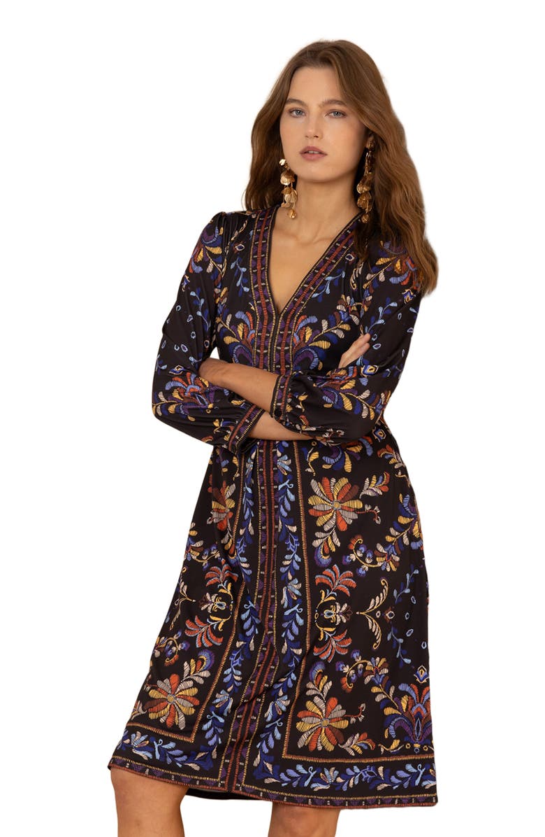 Hale Bob Angelique Jersey Dress, Alternate, color, 