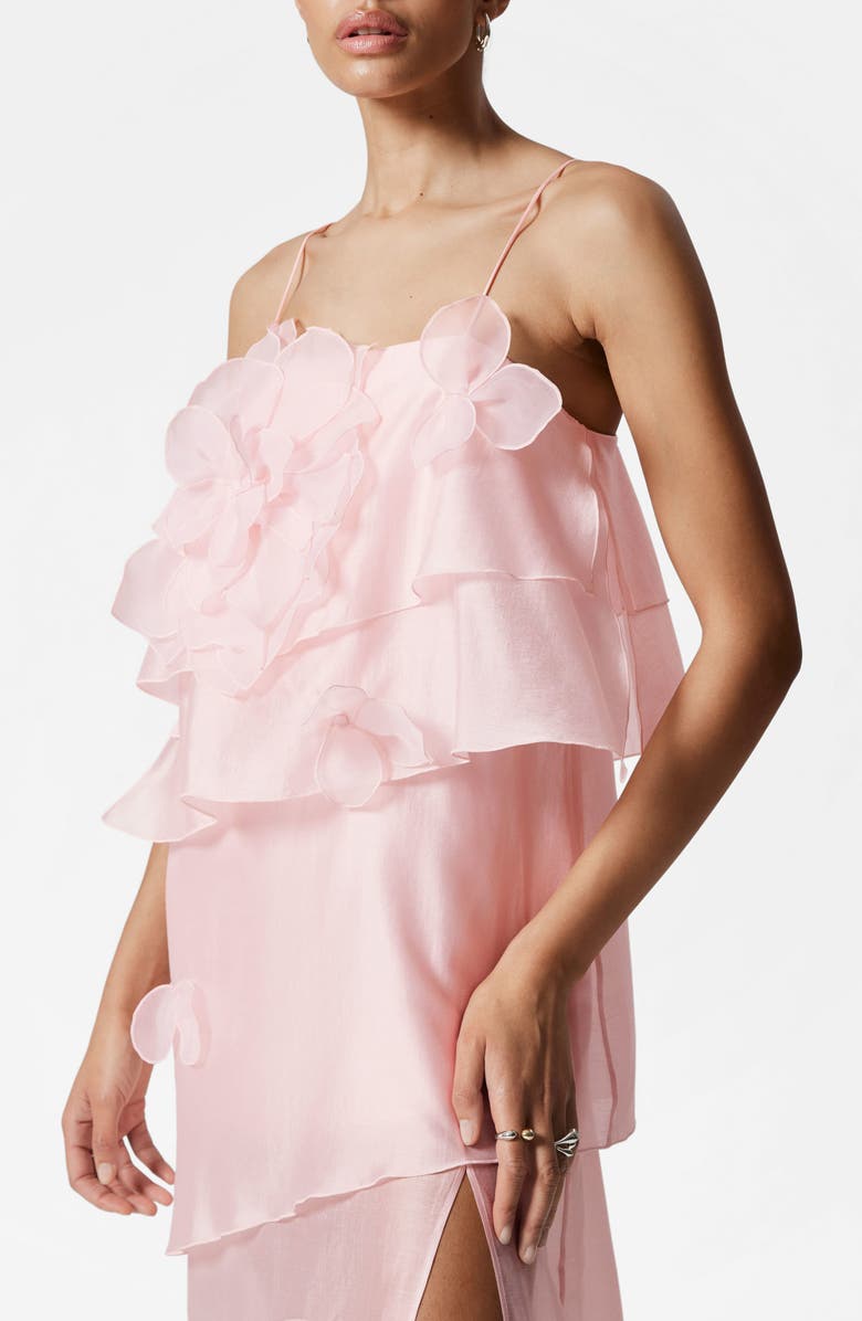 & Other Stories Floral Appliqué Tiered Dress, Alternate, color,