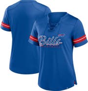 FANATICS Women's Fanatics Royal Buffalo Bills Play Script Lace-Up T-Shirt