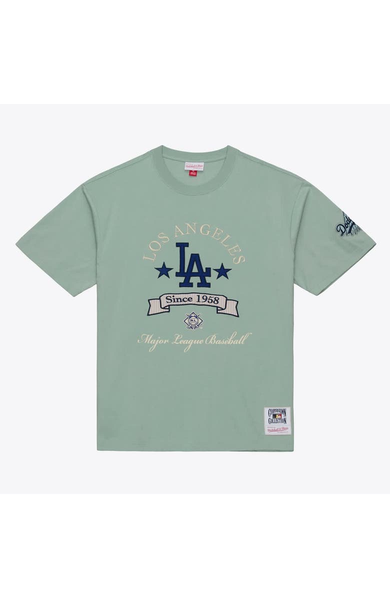 Mitchell & Ness Men's Mitchell & Ness Green Los Angeles Dodgers Yacht Rock T-Shirt, Main, color, Green