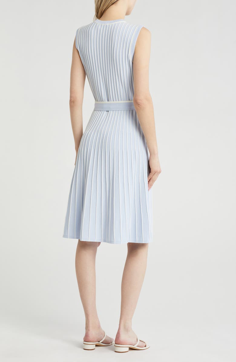 Eliza J Pinstripe Knit Midi Dress, Alternate, color,