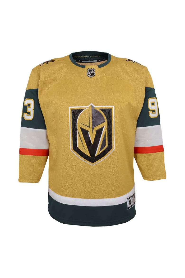 Youth Outerstuff Mitch Marner Gold Vegas Golden Knights Premier Player Jersey, Alternate, color, Gold