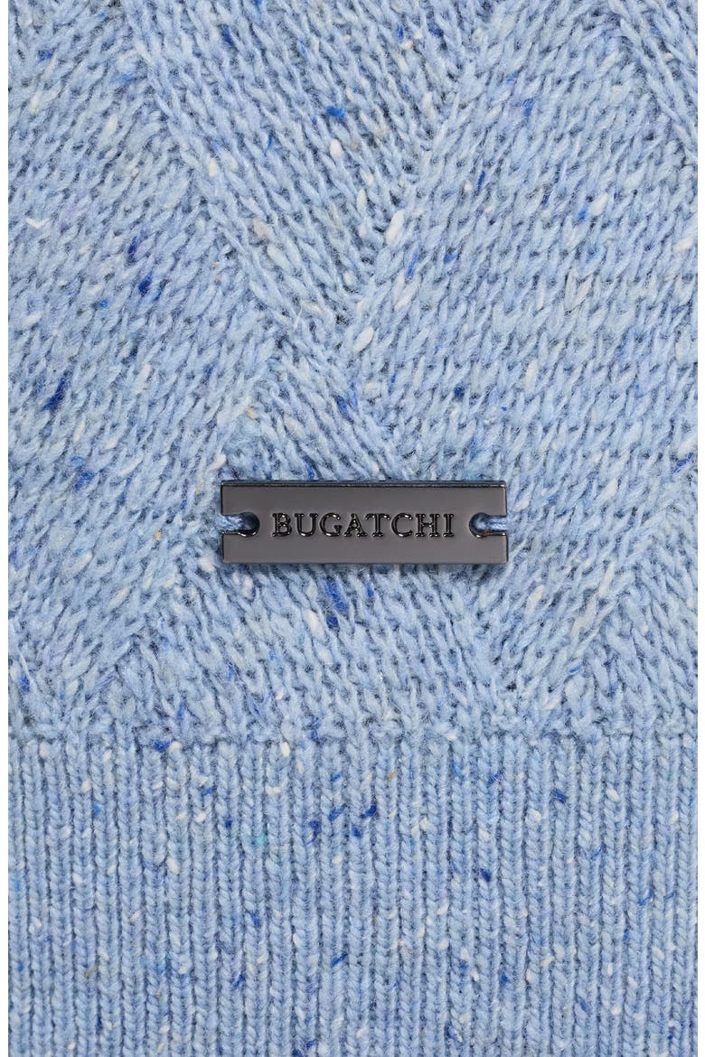 Wool & Cashmere Blend Quarter Zip Sweater, Alternate, color, HAZY BLUE