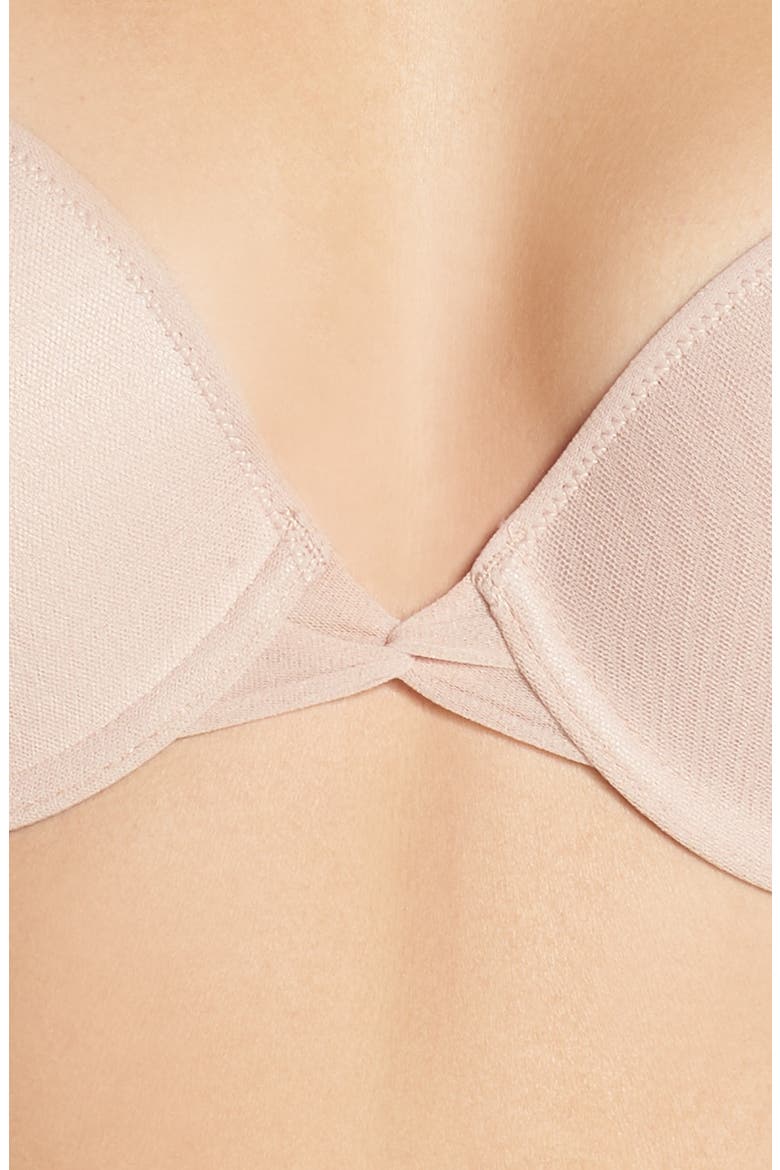 Bump It Up Underwire Push-Up Bra, Alternate, color, CHAMPAGNE