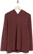 MAX STUDIO Long Sleeve Hooded Top