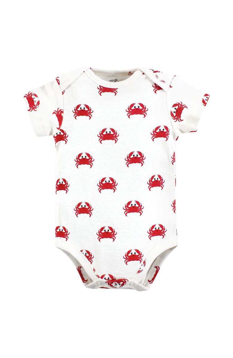 Touched by Nature 3Pk Organic Bodysuits, Alternate, color, Mystic Sea Creatures