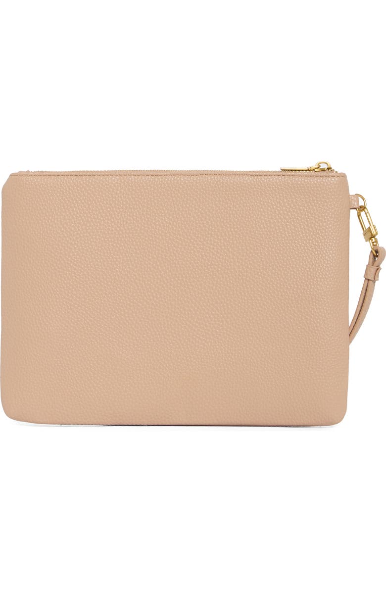 T Tahari Marty Clutch, Alternate, color, Wheat Block