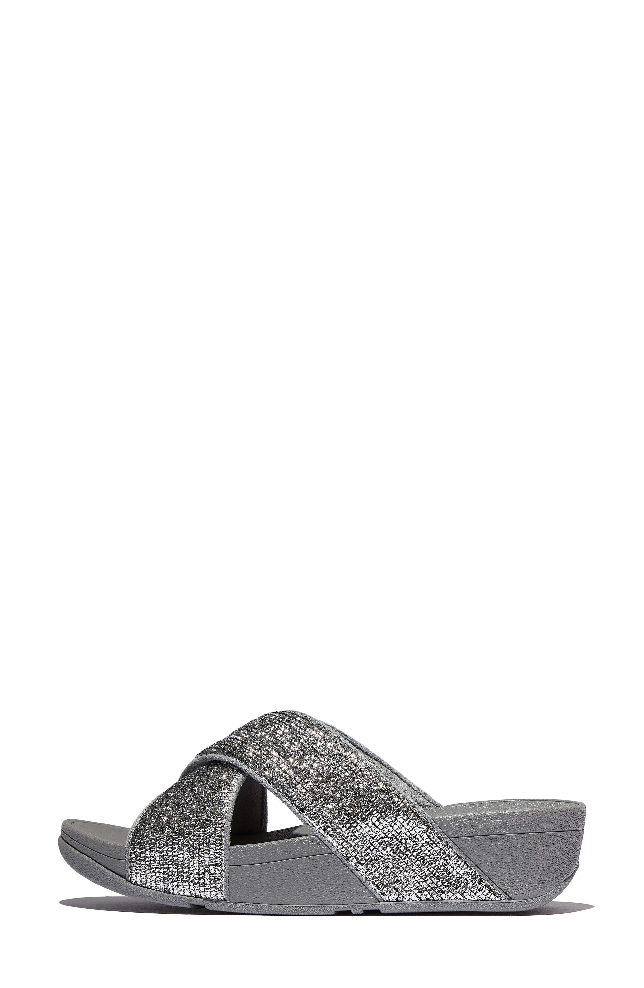 Lulu Crinkled Shimmer Sandal - image 4