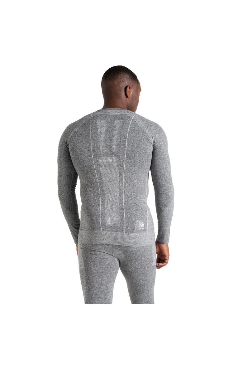 In The Zone Iii Long-sleeved Base Layer Top, Alternate, color, Charcoal Grey Marl