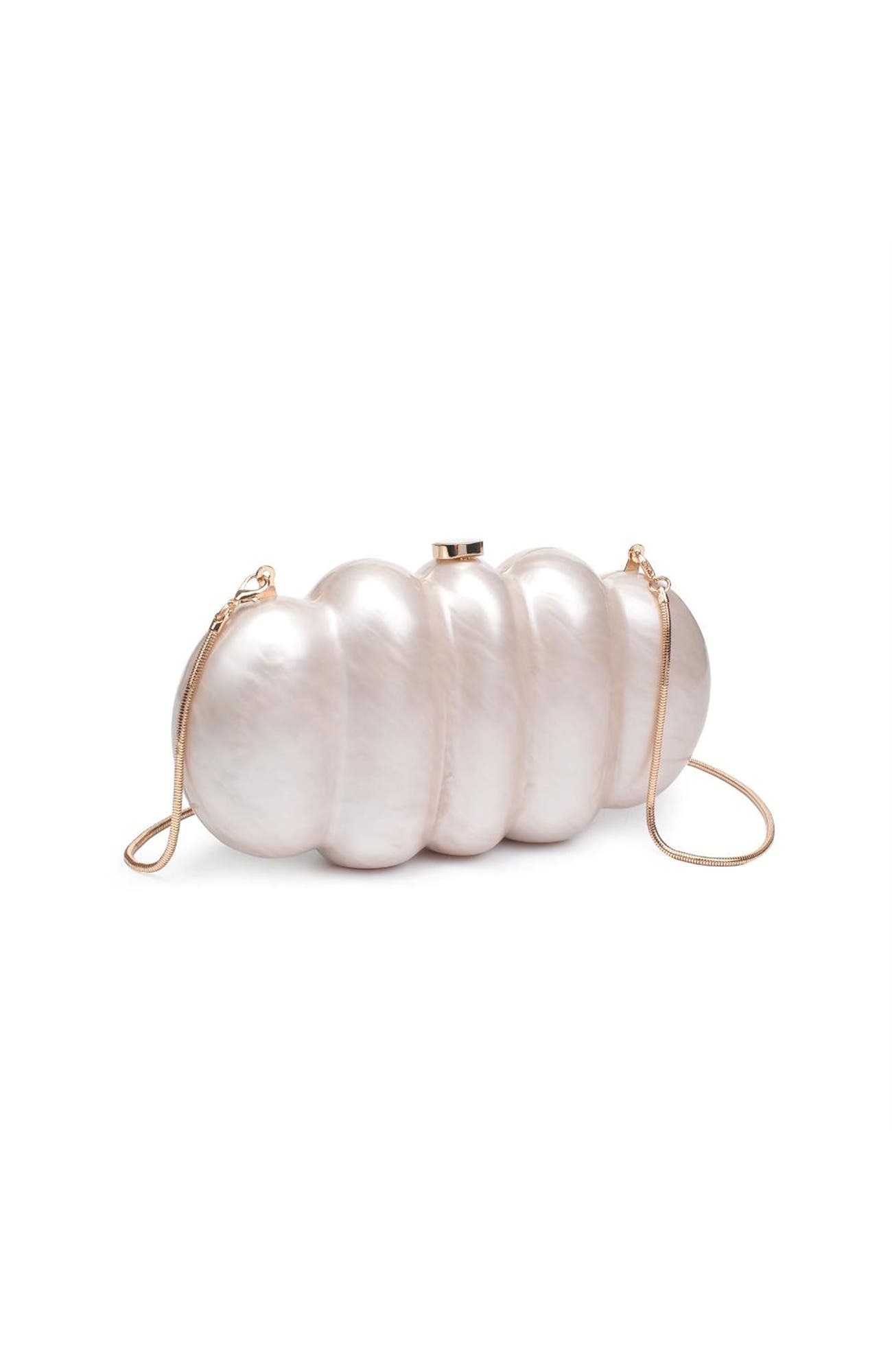 Myla Evening Bag, Alternate, color, Cream