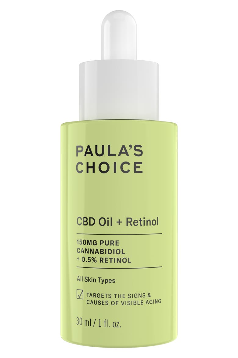 CBD Oil + Retinol Face Oil, Main, color, NO COLOR