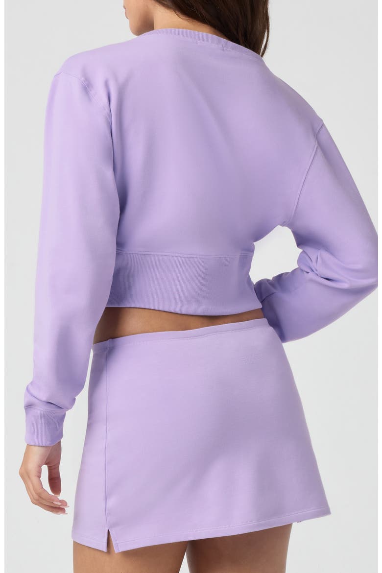 2004 Split Neck Sweatshirt, Alternate, color, MILLIE LAVENDER