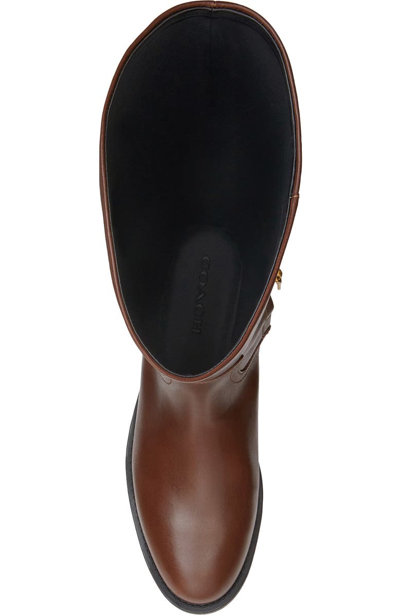 COACH Park Knee High Boot, Alternate, color, Maple