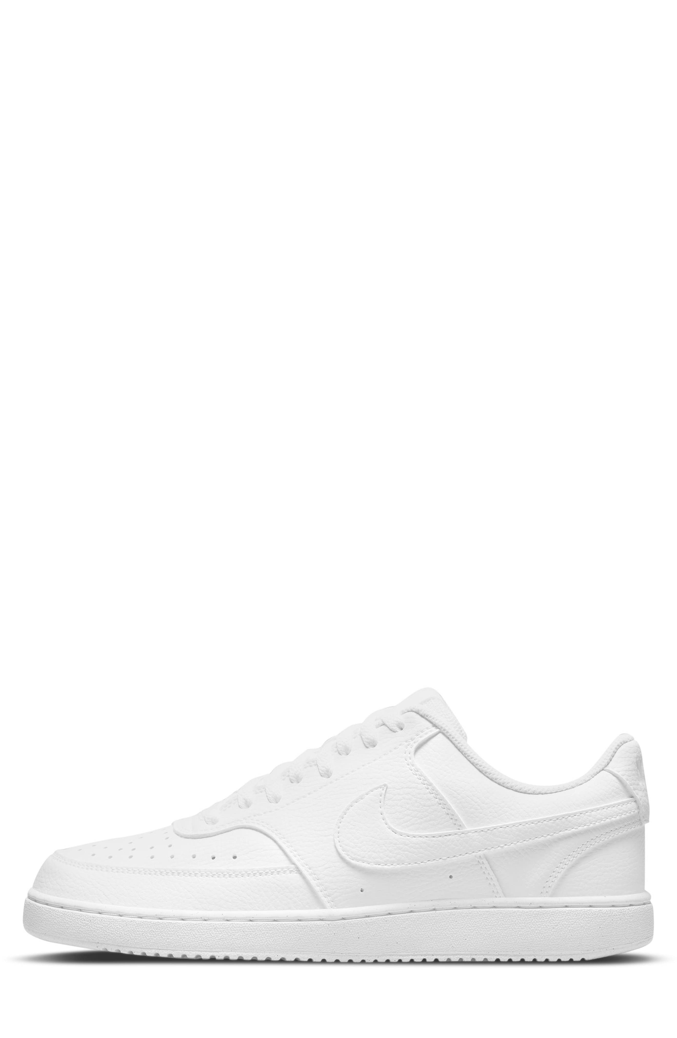 Nike Court Vision Next Nature Sneaker, Alternate, color, 100 White/White