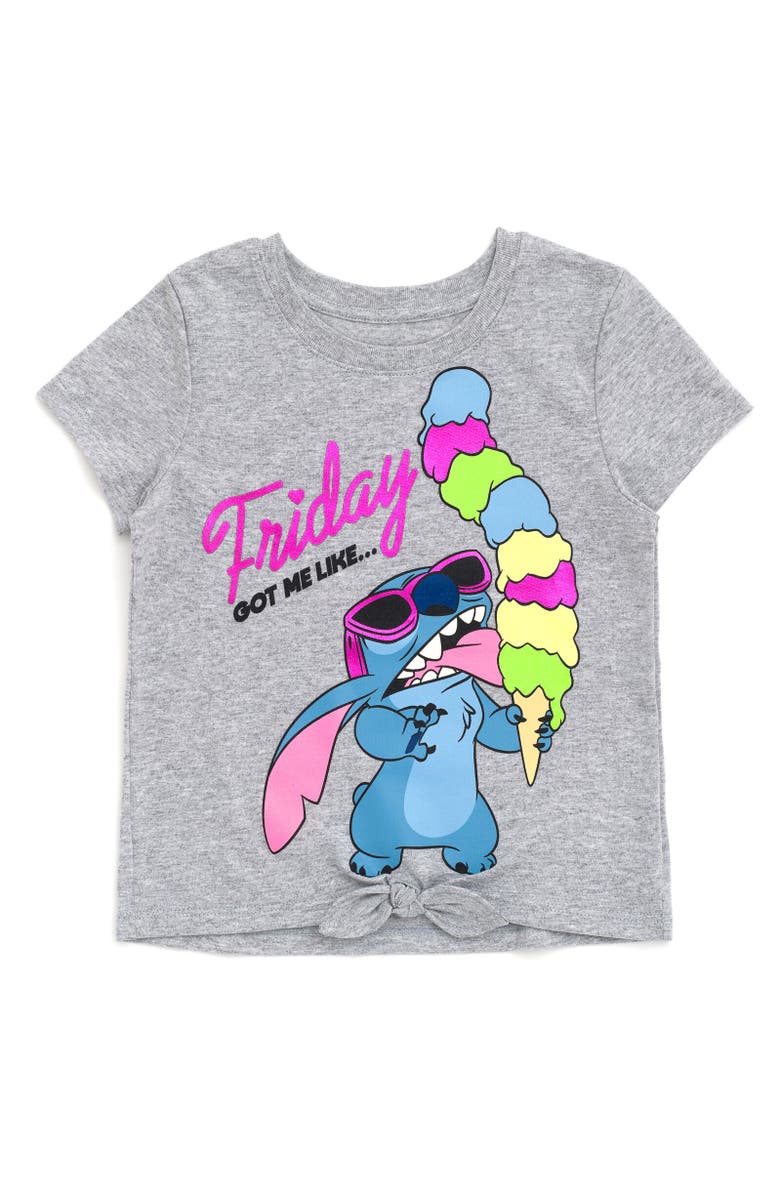 Disney Lilo & Stitch 3-Pack T-Shirts, Alternate, color, Gray / Blue