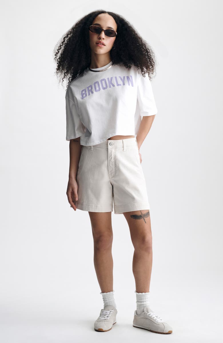 Brooklyn Industries Chino Shorts, Alternate, color, Cream Colored Twill