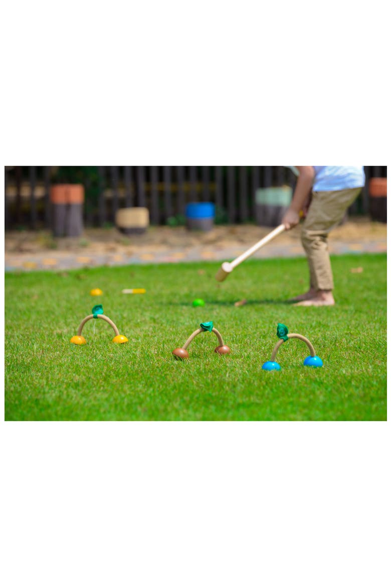 Plan Toys Croquet Set, Alternate, color, MULTI