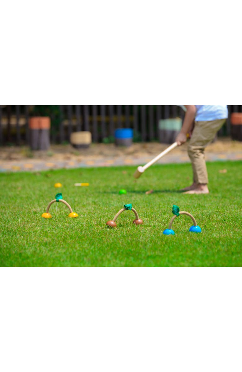 PlanToys<sup>®</sup> Plan Toys Croquet Set, Alternate, color, Multi