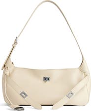 Balenciaga Small Bel Air Belted Leather Shoulder Bag