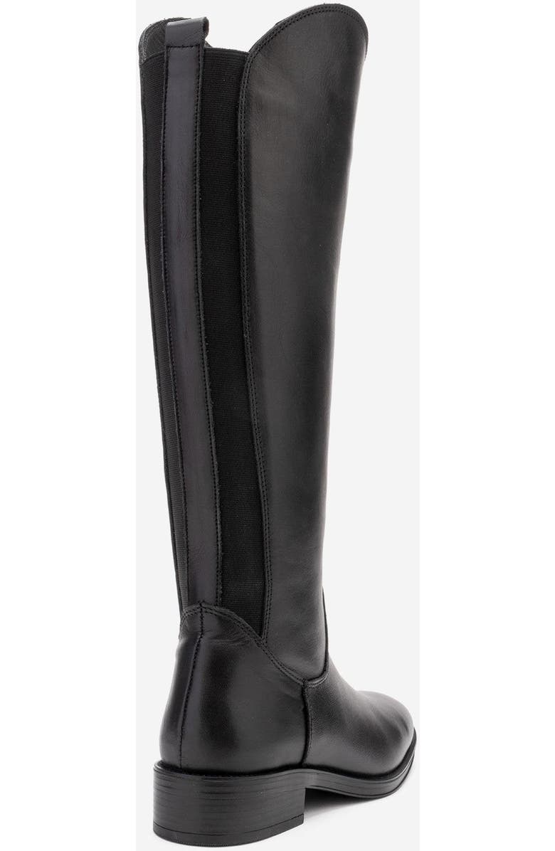 Forever & Always Shoes Ruiz Leather Knee High Boot, Alternate, color, Black